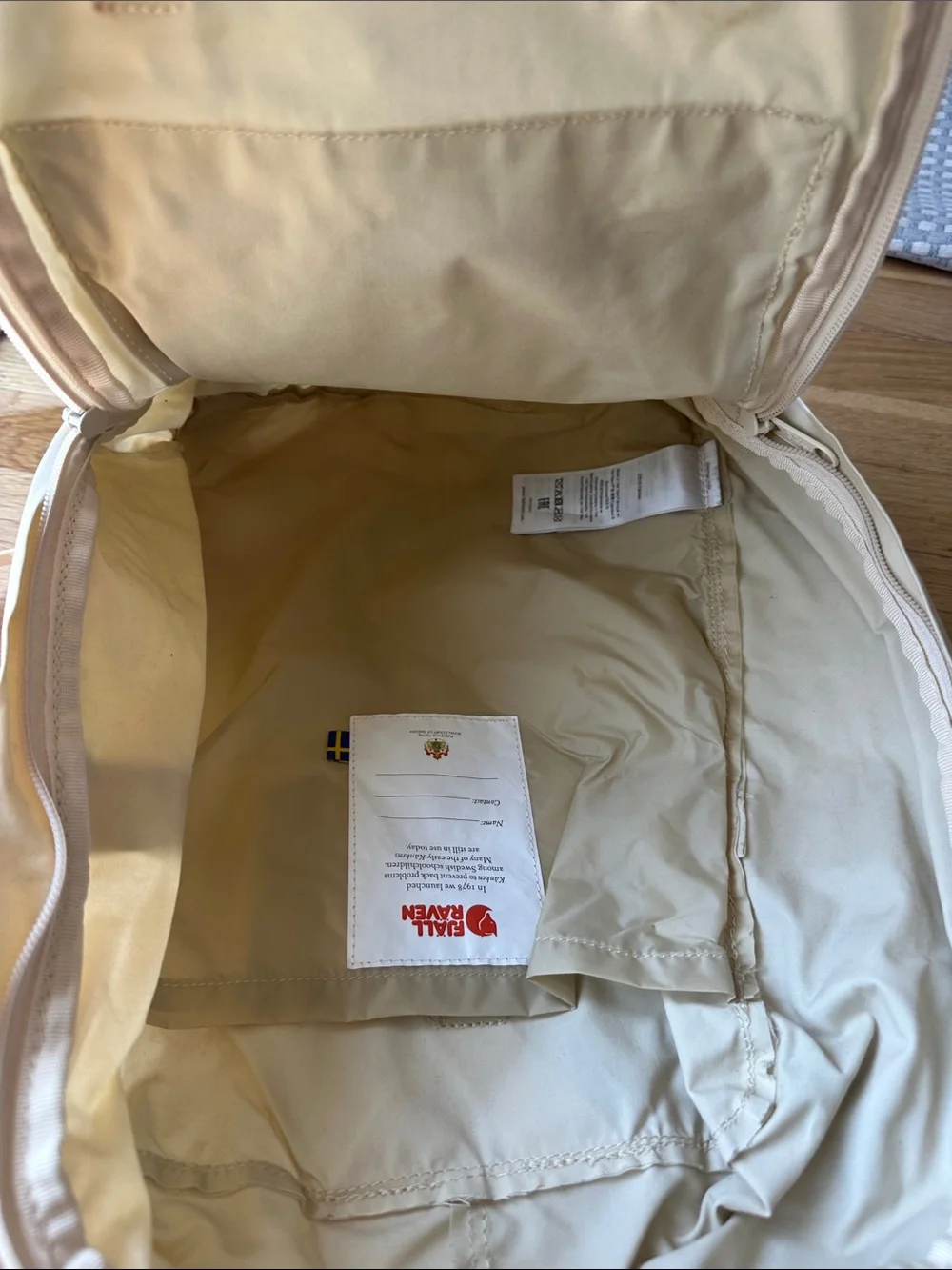 Fjallraven backpack